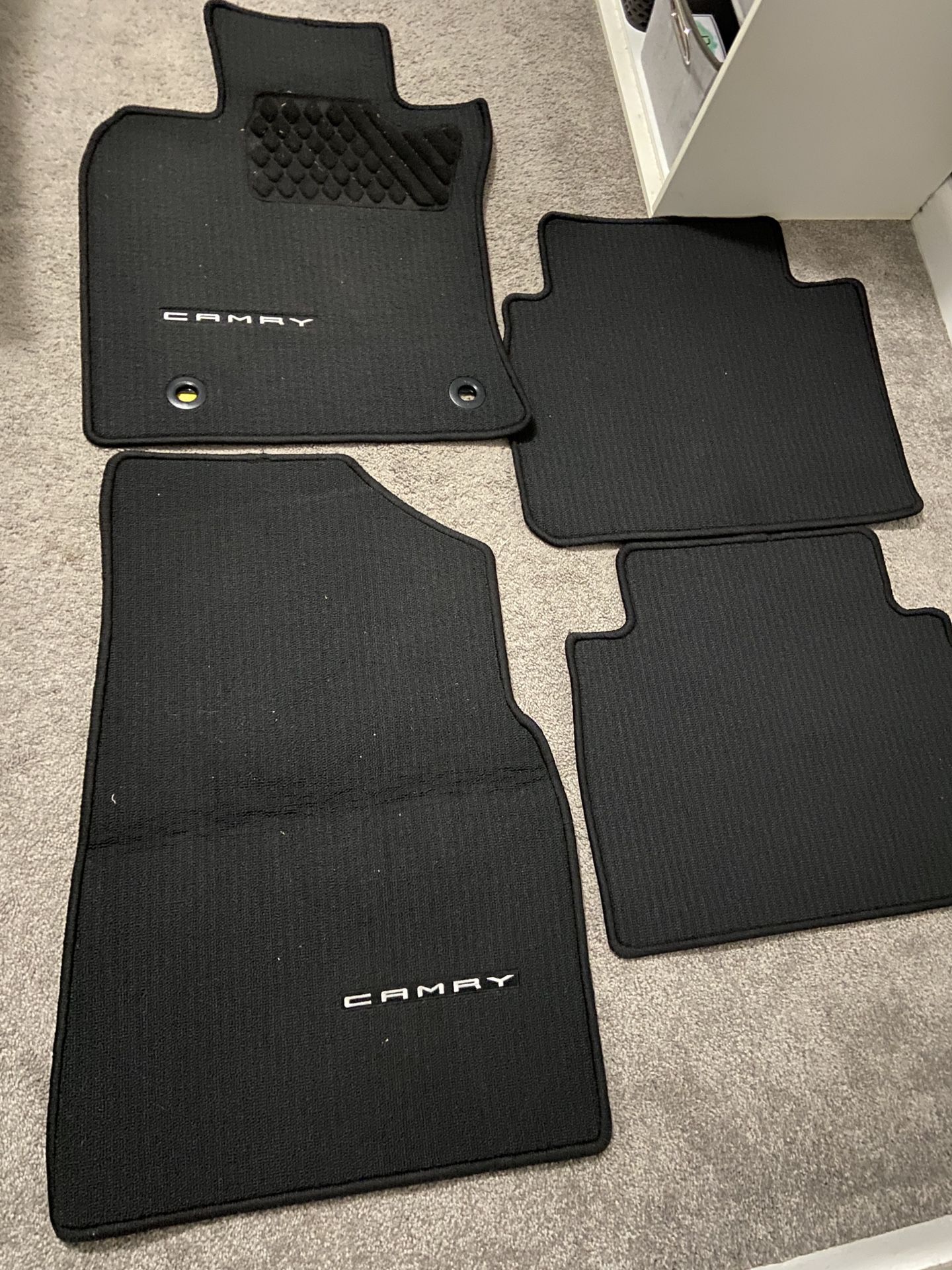 2018-2021 Toyota Camry Genuine OEM Carpet Floor Mat set (4) Black PT206-03180-02
