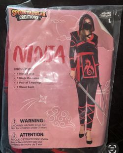 Woman ninja costume