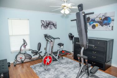 Used fitness equipment.