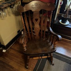 Oak Full Size Rocking Chair