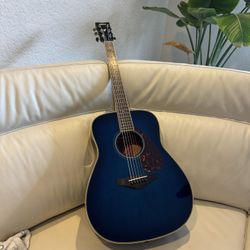 Yamaha Blue Fg720s 00B With Hard Shell Case