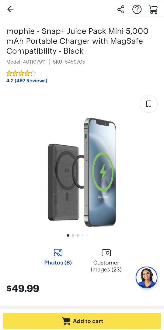 Power Bank Magnetic Wireless Charging 