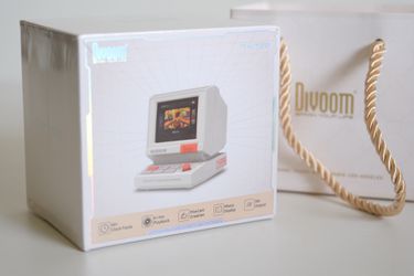 Divoom MiniToo Retro PC-Style Computer Speaker, Smart Pixel Screen