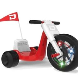 Droyd Romper Electric Tricycle for Kids 3+ Years, 24V Gifts Toys 3-6 MPH Max Speed & 45 Mins Max Long Lasting, Parental Speed Control Safe Trikes with