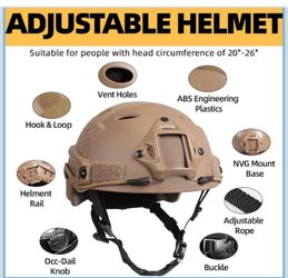 Lightweight Airsoft Helmet (large)