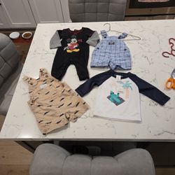 LITTLE BOYS CLOTHES SIZE 3-6MOS SEE DESCRIPTION 