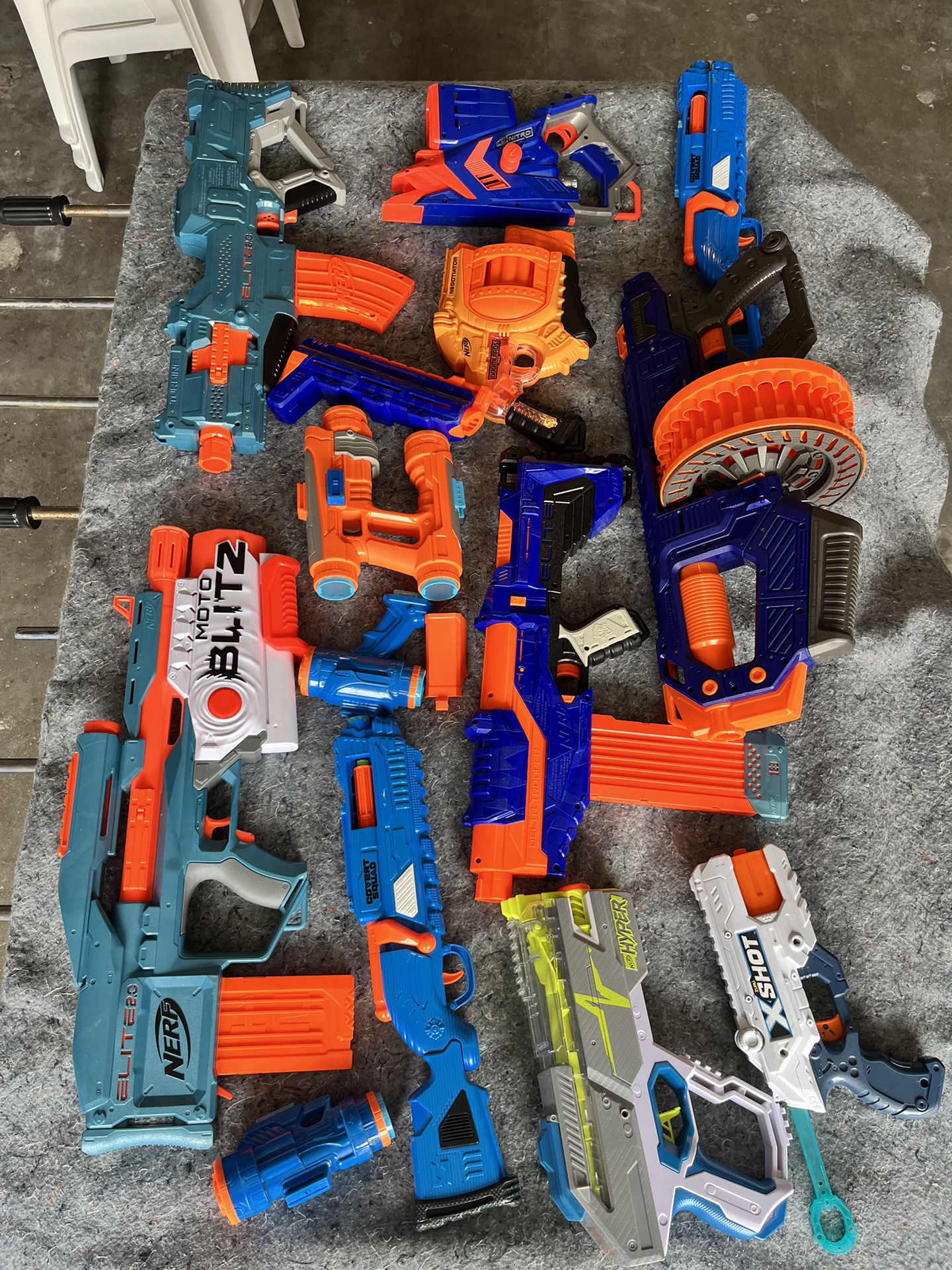 10 Nerf Guns for $55