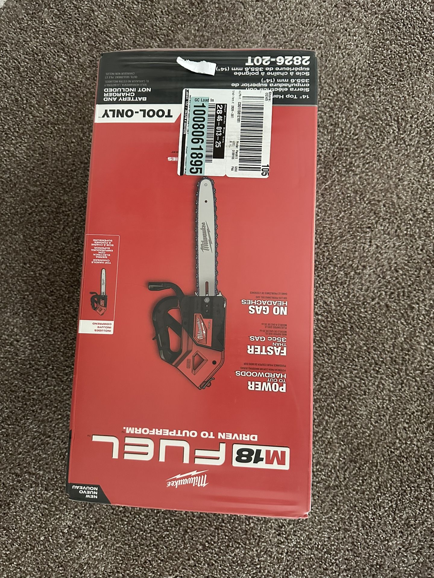 Milwaukee Handle Chainsaw.