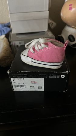Converse First Star Hi Baby Crib Shoe Pink