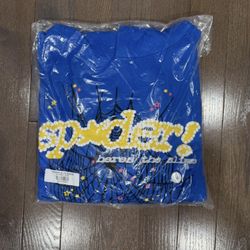 Blue Tc Sp5der Hoodie 