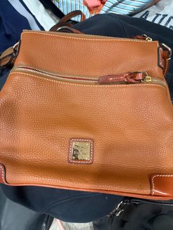 Dooney & Bourke Tan Leather Crossbody Bag