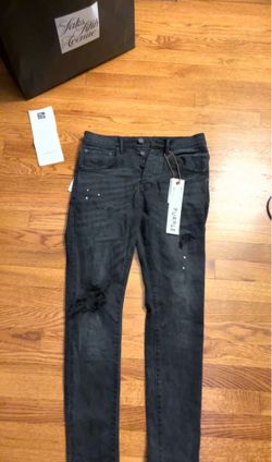 Purple jeans