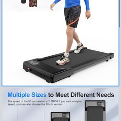 Electric Walking Pad with Handle Bar, 0.6-10MPH Portable Walkingp Pads Treadmills with Handles for Home Apartment Small, 3.5HP Foldable Folding Compac