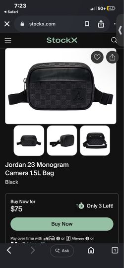 Jordan 23 Monogram Camera 1.5L Bag