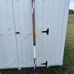 Vintage Fischer X cross country skis 200 cm with Salomon profil bindings