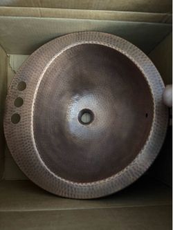 Copper drop in sinks x 2