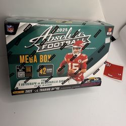 2025 Panini Absolute Football Mega Box Trading Cards 