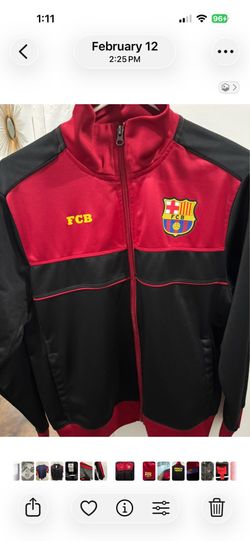 BARCA Barcelona soccer jacket. Size small