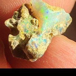 3.10ctw Ethiopian Fire Opal Rough Polished Crystal [Lot H-245]