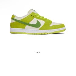 nike dunk low “green apple” 
