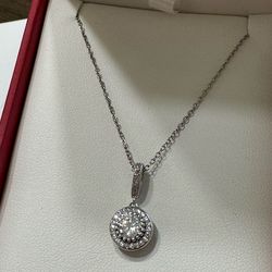 Cubic zirconia necklace 925 silver Don Roberto jewelers