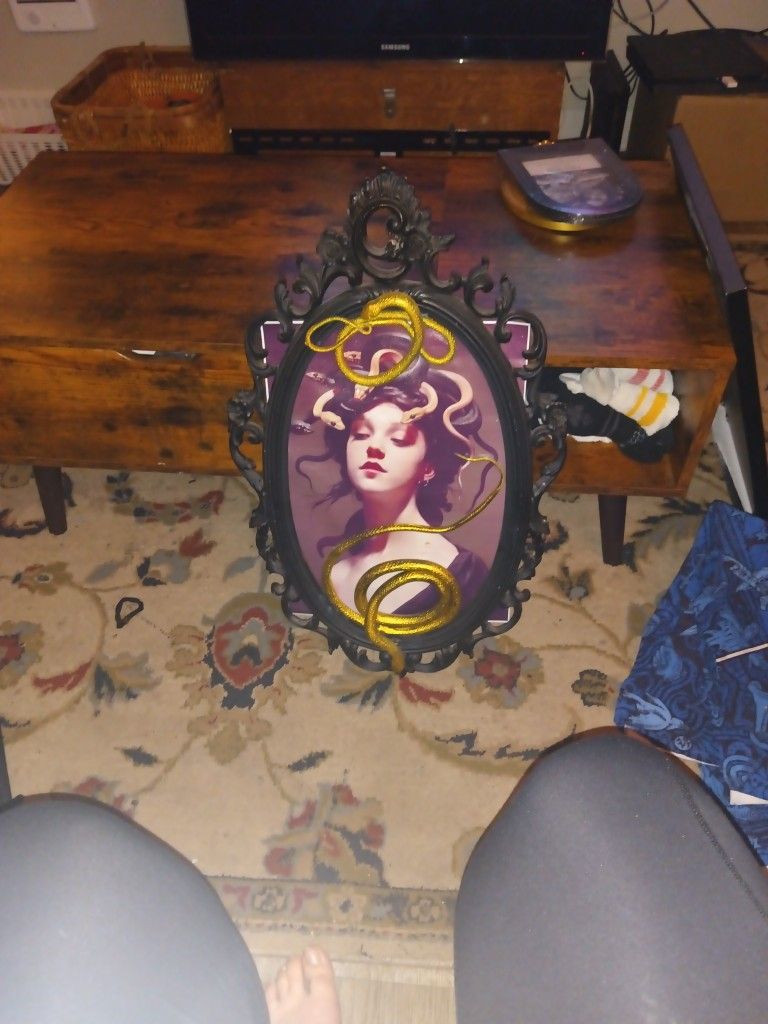 3D Gothic Medusas Print And Frame
