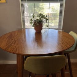 Living Spaces Alton Solid Wood Dining Table