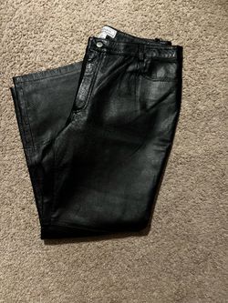 Ladies leather pants