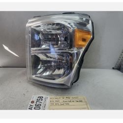 2011 - 2014 - 2016 FORD F250 F350 F450 SUPER DUTY LEFT HALOGEN HEADLIGHT OEM AY06758
