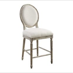 Emerald Home Interlude 2-Sandstone Buff 24" Upholstered Bar Stool 