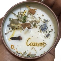 Cancer Zodiac Candle - Home Decor
