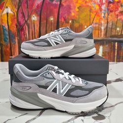 New Balance Fuelcell 990 v6 Gray Size 7 Kids-Men's, 8.5 Men's