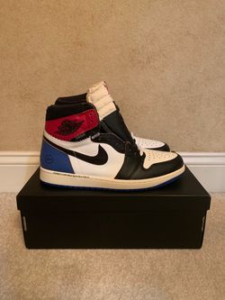 Jordan 1 Retro High OG SP - Fragment x Union LA Varsity Red Sport Royal - Size 12M - Brand New