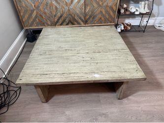 Solid wood coffee table