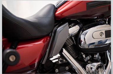 Mofun Mid Frame Air Deflectors Kits Fit for Harley Touring 2009-2025 Carbon Fiber Pattern Fit for Street Glide Road Glide Electra Glide Road King Trik