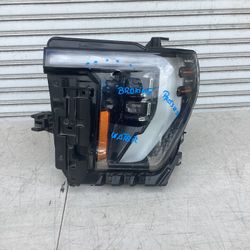 2024-2025 GMC SIERRA 2(contact info removed) HEADLIGHT LEFT DRIVER SIDE LED OEM DAMAGE 