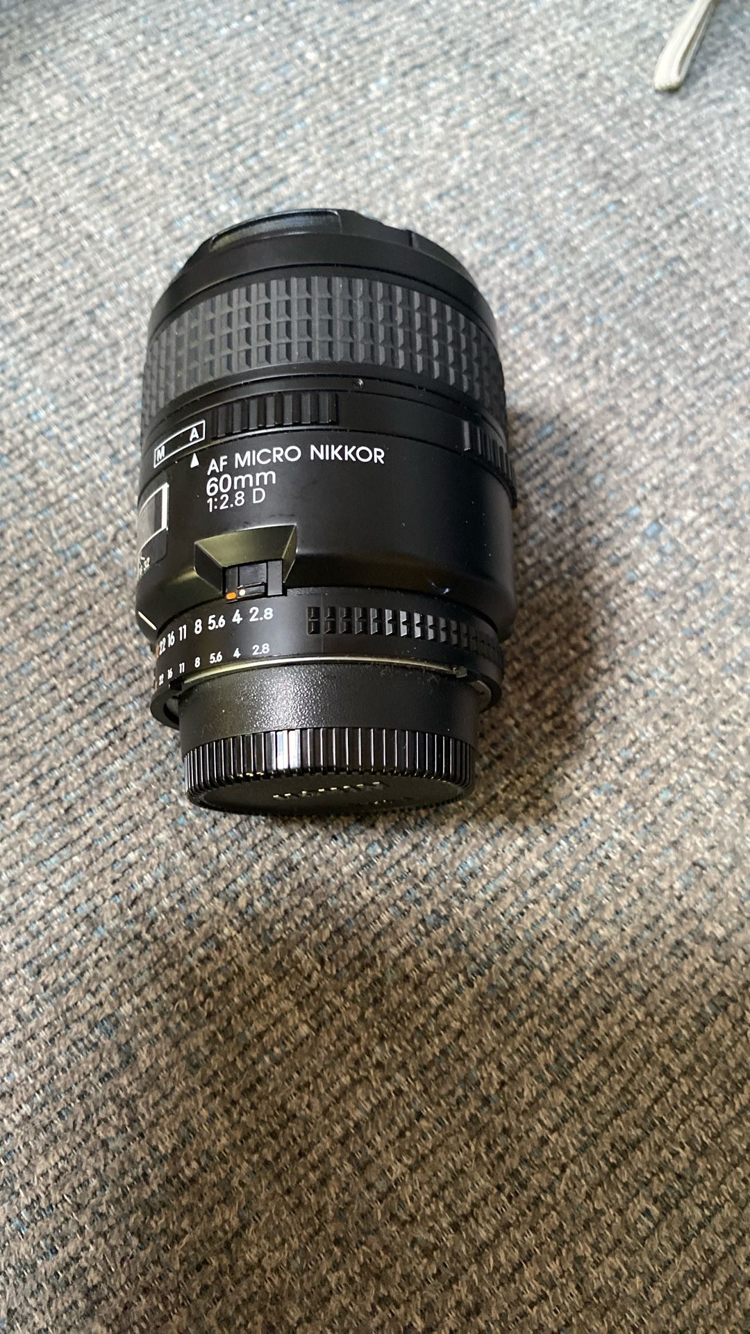 Nikon AF Micro Nikkor. Lens