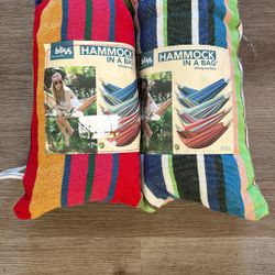New Hammocks Never Used! 