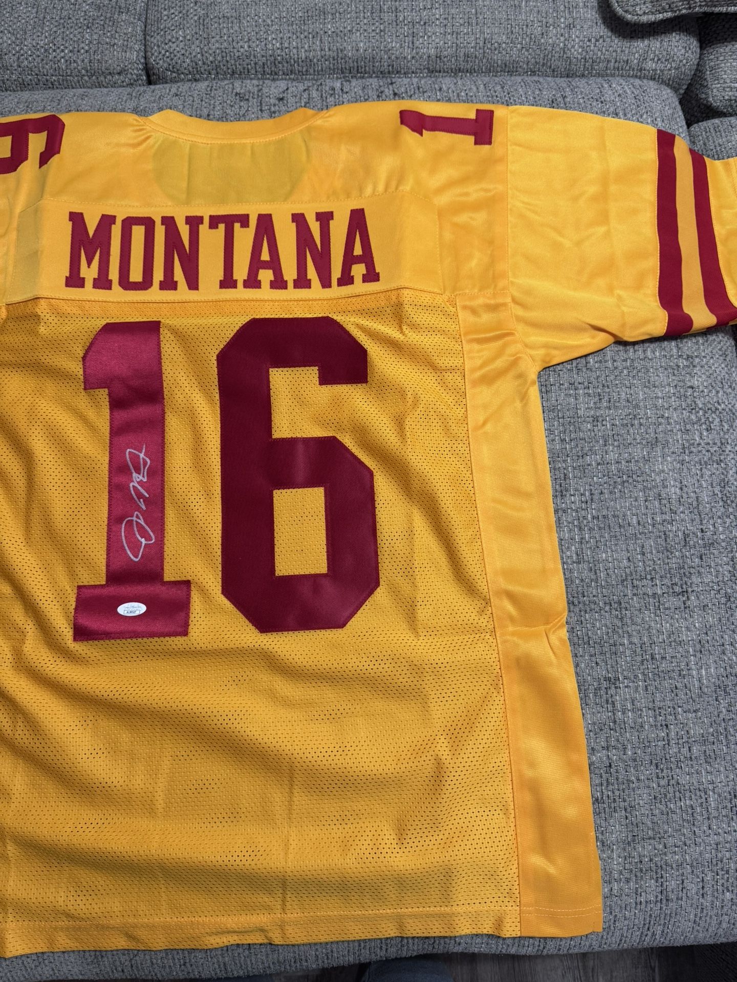 Joe Montana Autograph Signed Custom Jersey - JSA Coa Sticker Only - 49ers