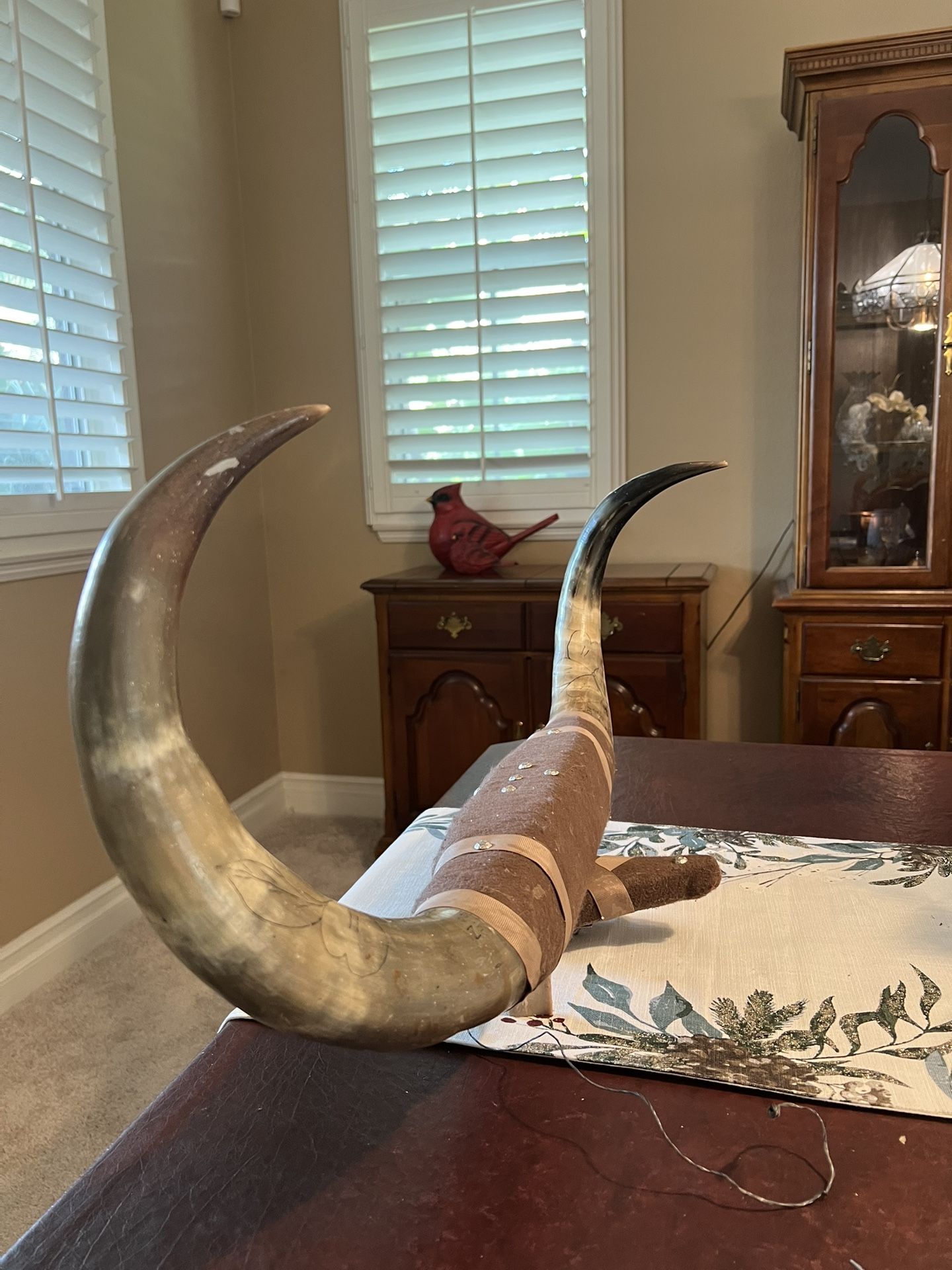 Caw Horn Wall Deco Hanger Table Decoration Christmas