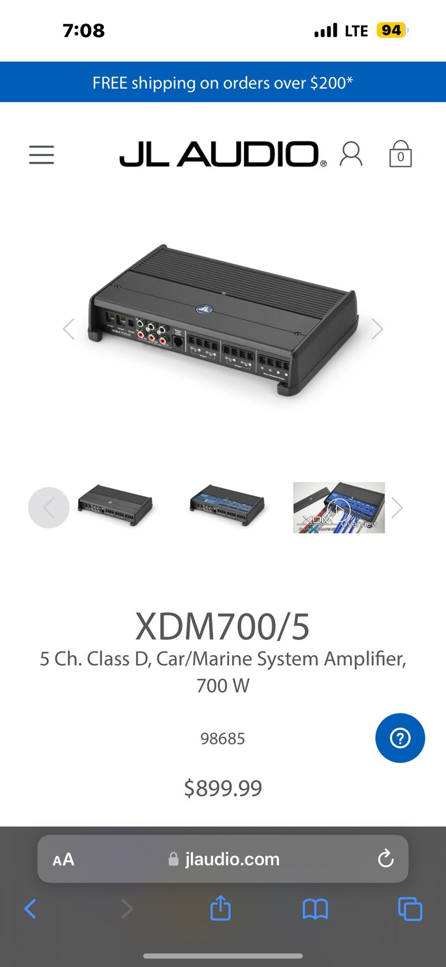 Jl Audio Amp