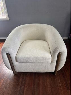 Mid-Century Modern Style Barrel Chair