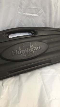 Flambeau "Bushmaster" 52 inch Rifle Firearm Hard Plastic Case Good Condition