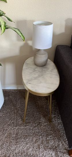 Marble side table