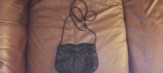 New Small black formal purse