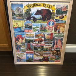 National Parks Framed Puzzle 