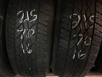 16” 215/70R16 Yokohama 4 used