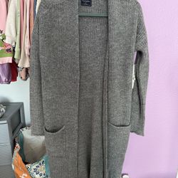 Abercrombie & Fitch Long Cardigan - S