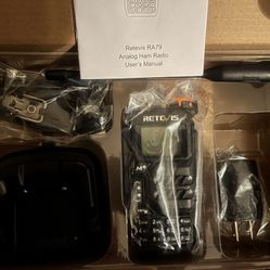 Retcvis RA79 Programmed With PCI/Rugged Radios Frequencies 