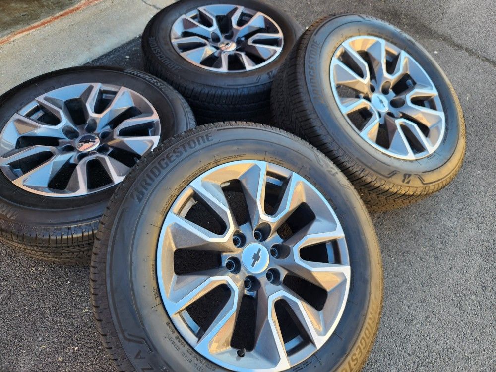20" Chevy Silverado Oem Wheels And Tires